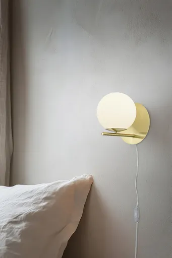 Aplica de perete Pure, TRIO, 18x20.6 cm, 28W, 1x E14, metal, bronz mat/alb