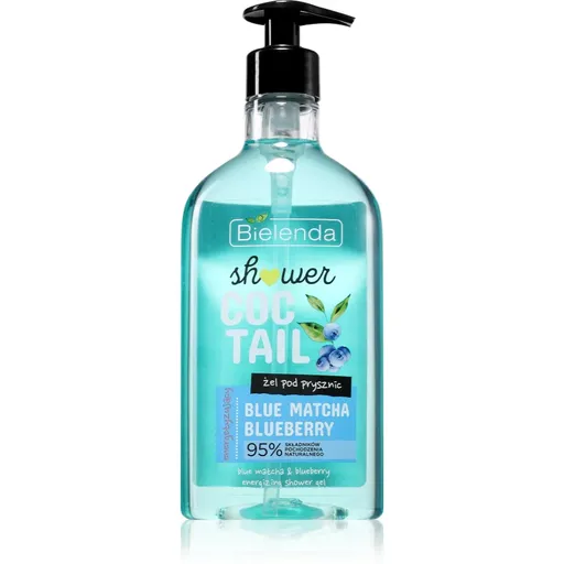 Bielenda Shower Coctail Blue Matcha + Blueberry Gel de duș energizant cu efect antioxidant 400 ml