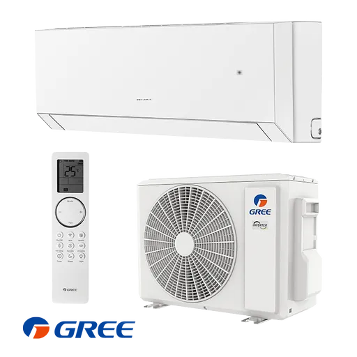 Aparat de aer conditionat inverter Gree Clivia GWH18AUDXD-K6DNA2A, 18 000BTU, 34 m², A++/A+, Wi-Fi, R-32, Alb