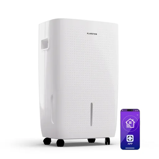 Klarstein DryFy Pro Connect Smart, Dezumidificator de aer, WiFi, Compresie, 60l/24h, 45-65m²