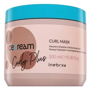 Inebrya Ice Cream Curly Plus Curl Mask mască pentru întărire impotriva incretirii părului 500 ml