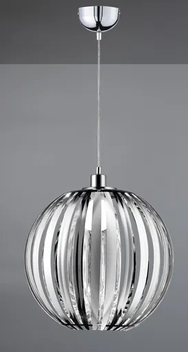 Lustra Zucca, TRIO, 40x150 cm, 60W, 1x E27, acril, argintiu