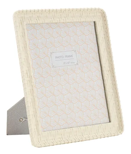 Rama foto Bamboo Style, Mauro Ferretti, 20x25 cm, polirasina/sticla, crem