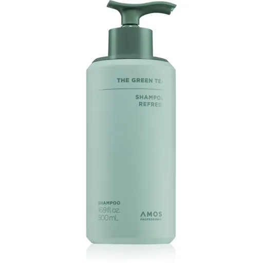 AMOS PROFESSIONAL The Green Tea Shampoo Refresh Șampon împotriva căderii părului pentru scalp normal spre uscat 500 ml
