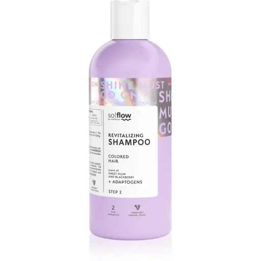 so!flow Coloured Hair Revitalizing Shampoo șampon regenerator pentru păr vopsit 400 ml