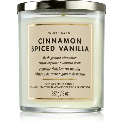 Bath & Body Works Cinnamon Spiced Vanilla lumânare parfumată 226 g