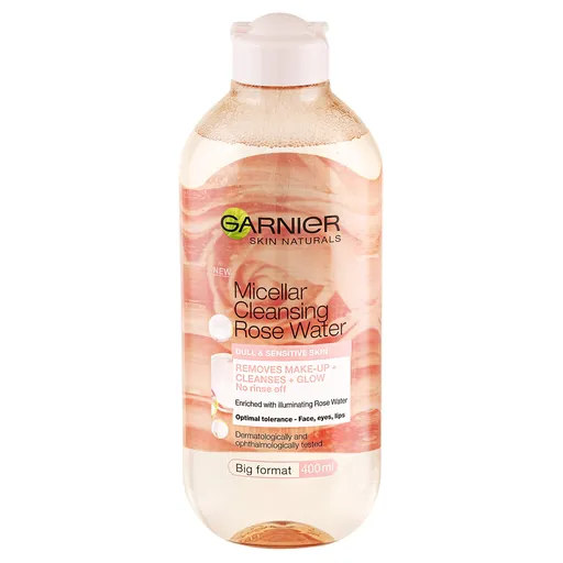 Garnier Apă micelară cu apă de trandafiri Skin Naturals (Micellar Cleansing Rose Water) 700 ml