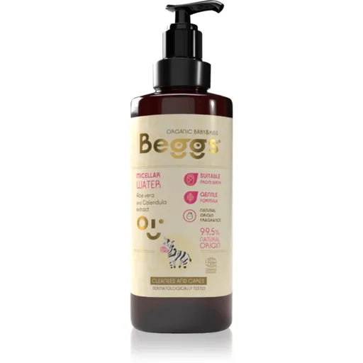 Beggs Organic Baby & Kids Micelar Water apa cu particule micele pentru copii 200 ml