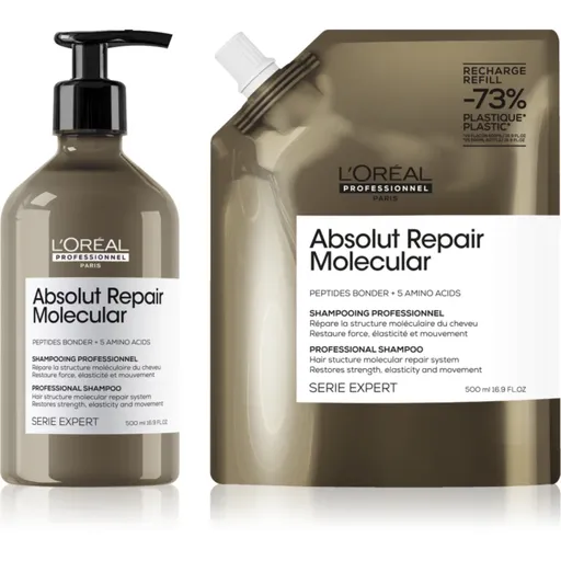 L’Oréal Professionnel Serie Expert Absolut Repair Molecular ambalaj economic pentru par deteriorat