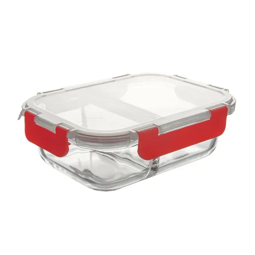 Tavă de copt divizată Orion cu capac din plastic,18 x 13,5 x 6 cm, 18 x 13,5 x 6 cm