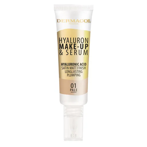 Dermacol Machiaj și ser 2 în 1 (Hyaluron Make-up and Serum) 25 g 02 Nude