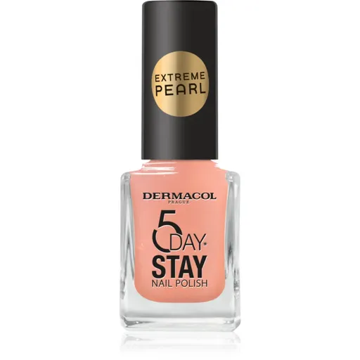 Dermacol 5 Day Stay Extreme Pearl lac de unghii stralucire de perla culoare 2 11 ml