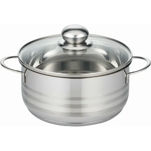 Elo 22120 Basic Oală din oțel inoxidabil Brillant 20 cm, 2,6 l, 2,6 l