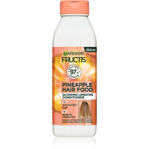 Garnier Fructis Pineapple Hair Food balsam pentru stralucire pentru păr lung 350 ml