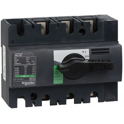 Separator de sarcina tip INS160 3P 160A Schneider 28912