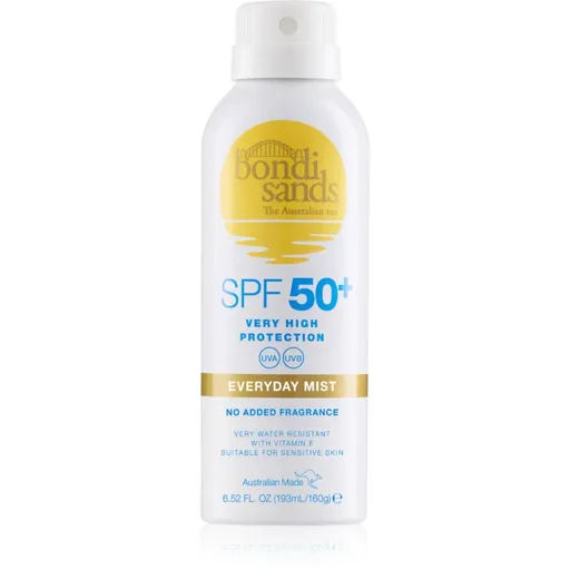 Bondi Sands SPF 50+ Everyday Mist Spray impermeabil plaja SPF 50+ 160 g