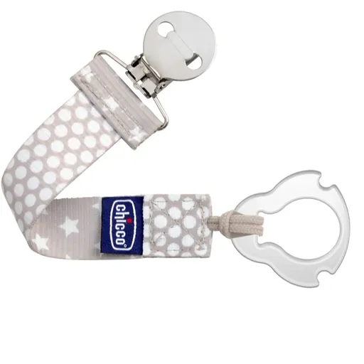 Chicco Fashion Clip Neutral clips pentru suzetă 1 buc