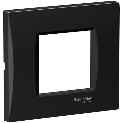 Rama curbata 2 module Schneider Easy Styl LMR7362005, negru metalic