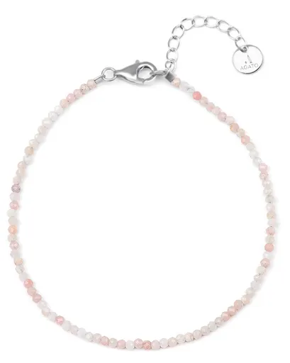 Agato Brățară minerală cu opal roz POL-B10/21L