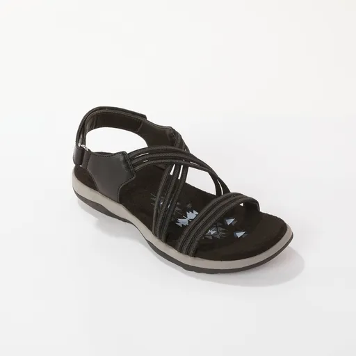 Sandale cu curele elastice, Velcro