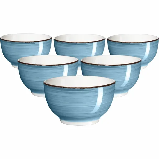 Mäser Set de 6 boluri Bel Tempo 14 cm, albastru, albastru