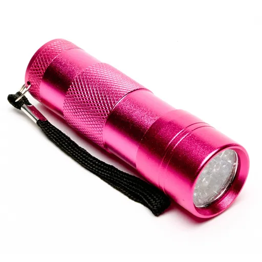 Lampa LED lanterna roz metalizat Oranjollie