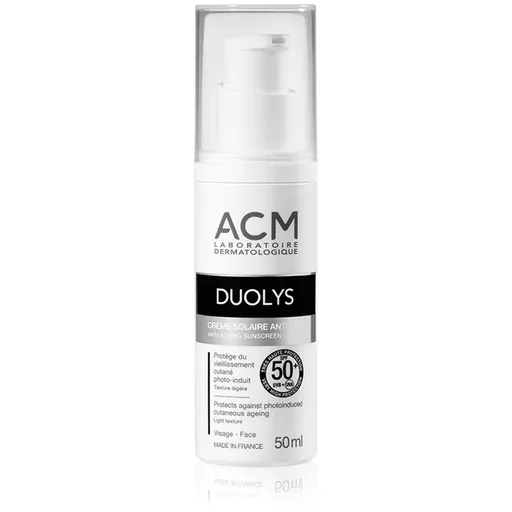 ACM Duolys crema protectoare de zi impotriva imbatranirii pielii SPF 50+ 50 ml