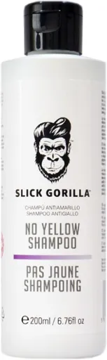 SLICK GORILLA Șampon neutralizant pentru păr blond (No Yellow Shampoo) 200 ml