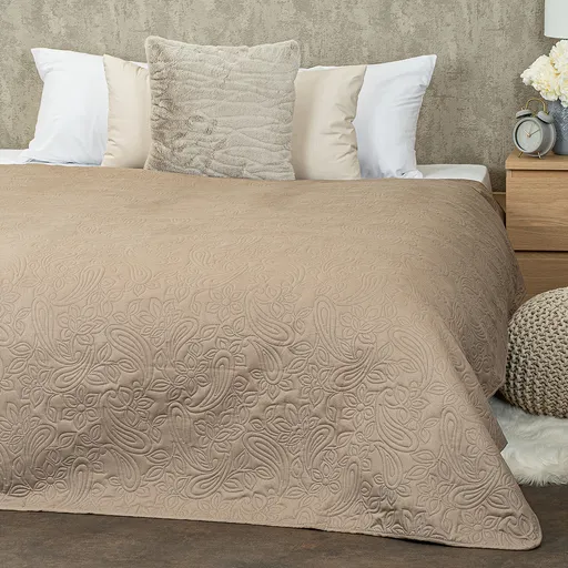 Cuvertură de pat 4Home Doubleface maro/bej, 220 x 240 cm