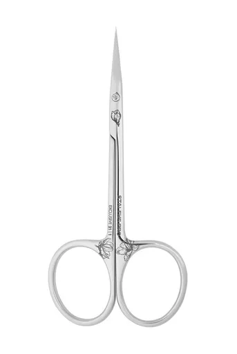STALEKS Foarfece pentru cuticule cu vârf încovoiat Exclusive 21 Type 1 Magnolia (Professional Cuticle Scissors with Hook)