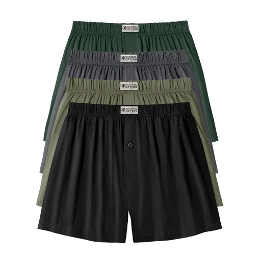 Set de 4 pantaloni scurți uni