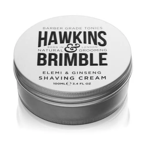 Hawkins & Brimble Cremă hidratantă de ras cu miros de elemi si ginseng (Elemi & Ginseng Shaving Cream) 100 ml