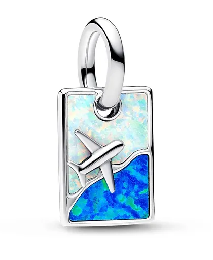 Pandora Pandantiv din argint cu opal sintetic Călătorie Moments 793913C01