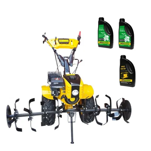 Motocultor Campo 853, 7.5CP, 2+1 Trepte, Roti Atv, Manicot Rulment, Ulei Motor si Transmisie Incluse, Benzina