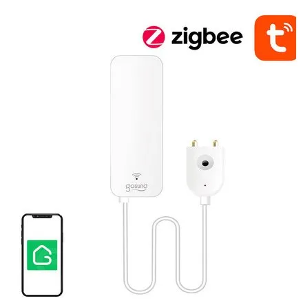 Senzor inteligent ZigBee Gosund ST19 Tuya pentru inundatii/pierderi de apa 6977038680280
