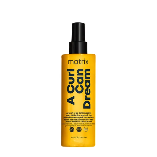 Matrix Spray pentru păr creț și ondulat A Curl Can Dream (Scrunch n`go Defining Spray) 250 ml