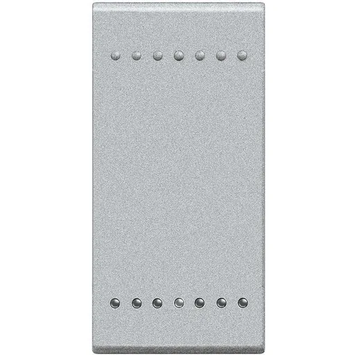Tasta pentru intrerupator basculant 1 modul Bticino Living Light NT4915N, argintiu