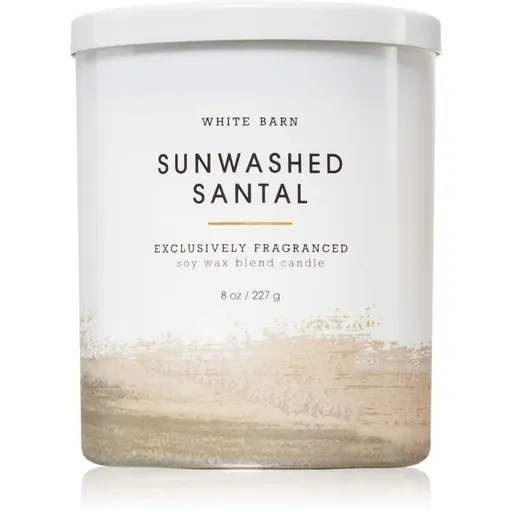 Bath & Body Works Sunwashed Santal lumânare parfumată 227 ml