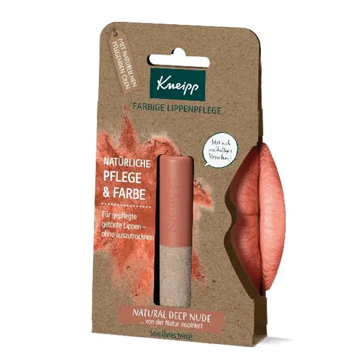 Kneipp Balsam de buze colorat Natural Deep Nude (Colored Lip Balm) 3,5 g