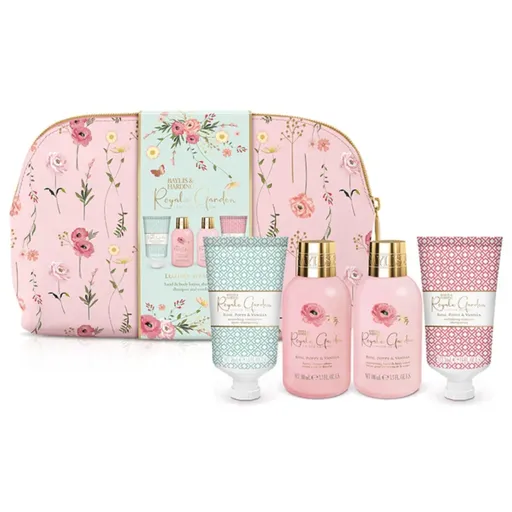 Baylis & Harding Royale Garden Rose, Poppy & Vanilla set cadou pentru corp si par