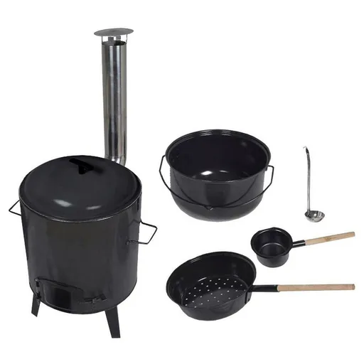 Set cazan 16 l cu propriul focar