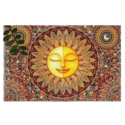 Covoras usa de la intrare Chilai Home 877CHL1177, 45x70 cm, PVC, Maro