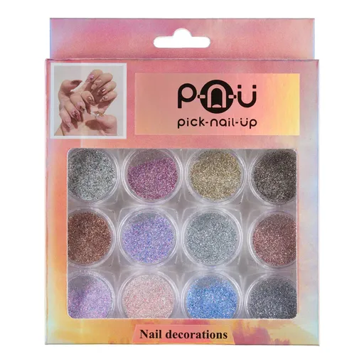 Sclipici unghii 12 set x52