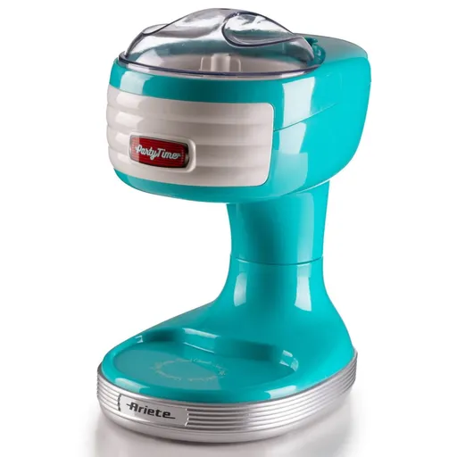 Zdrobitor de gheata Ariete PARTY TIME Scrubber 0076/01, 30W, Lame din otel inoxidabil, Cos detasabil, Capac de siguranta, Turcoaz