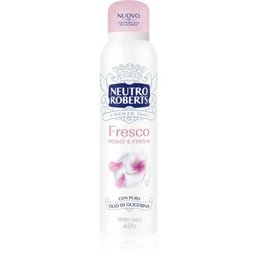 Neutro Roberts Monoi e Fresia deodorant spray cu o eficienta de 48 h 150 ml