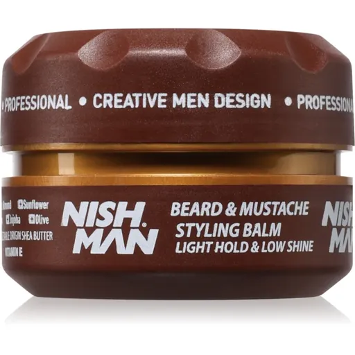 Nish Man Beard & Mustache ceară pentru barbă 100 ml