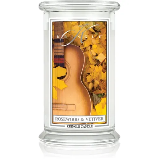Kringle Candle Rosewood & Vetiver lumânare parfumată 623 g