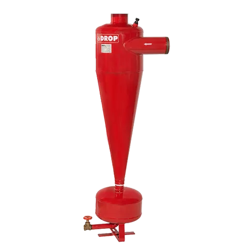 Filtru Hidrociclon Pentru Sisteme De Irigare, Dimensiune 3" , Debit Maxim 30-50 m3/h , Presiune 8 Bari,Inaltime 135.5cm