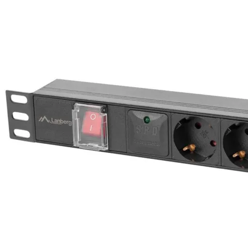 Unitate alimentare PDU 19", 5 prize ng LANBERG PDU-05F-0200-IEC-BK
