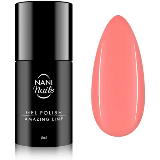 NaniNails NANI Amazing Line lac de unghii sub forma de gel culoare Coral Punch 5 ml